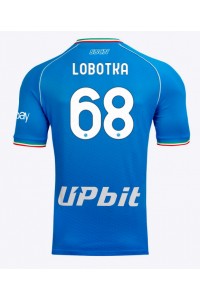 Fotbalové Dres SSC Napoli Stanislav Lobotka #68 Domácí Oblečení 2023-24 Krátký Rukáv